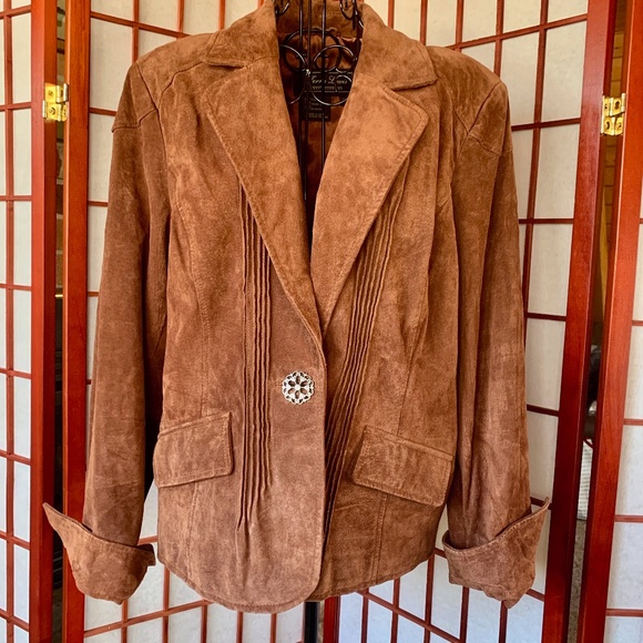 Terry Lewis Classic Luxuries Jackets & Blazers - Terry Lewis Classic Luxuries Leather Jacket